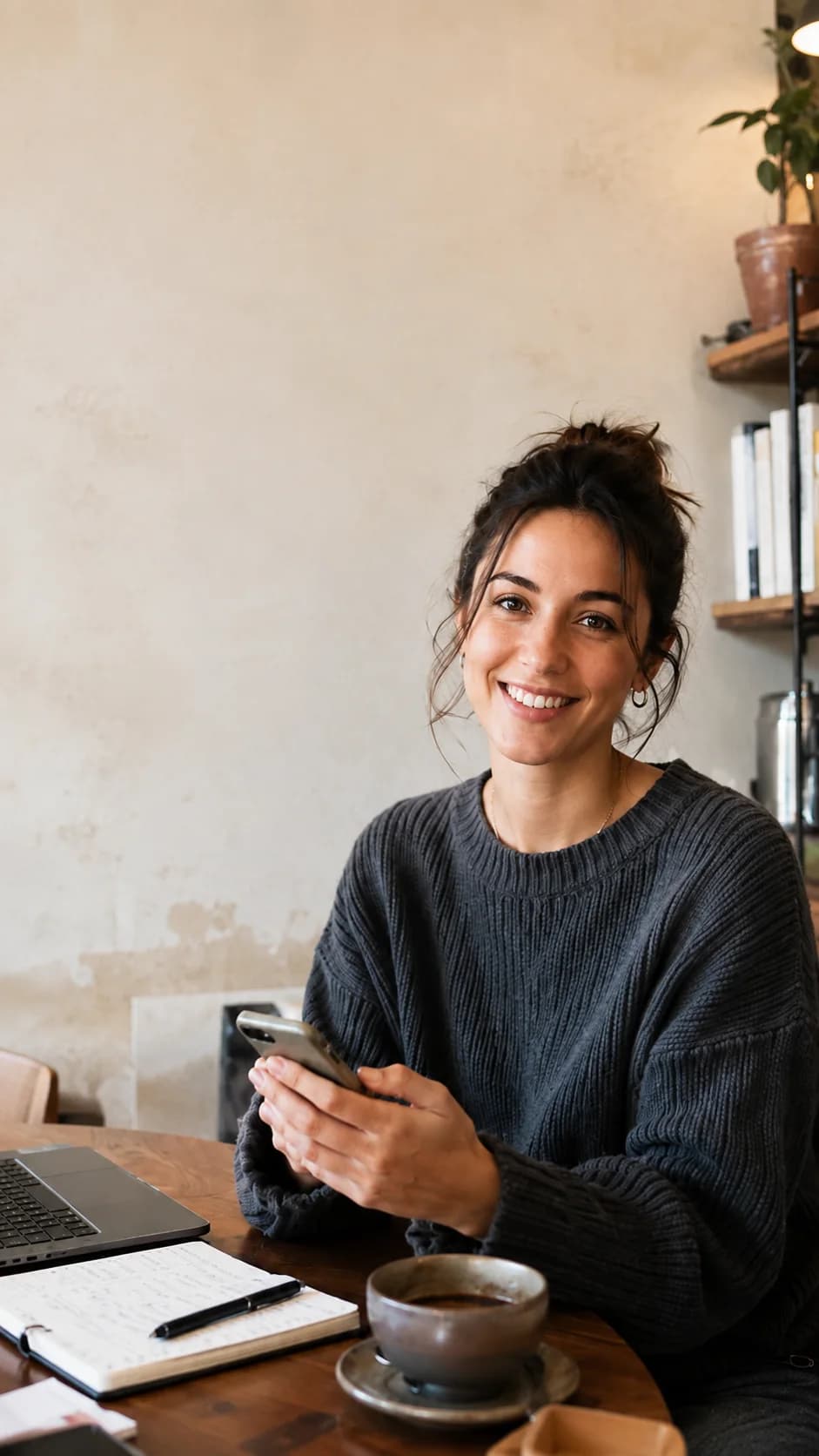 A language learner connecting with people around the world